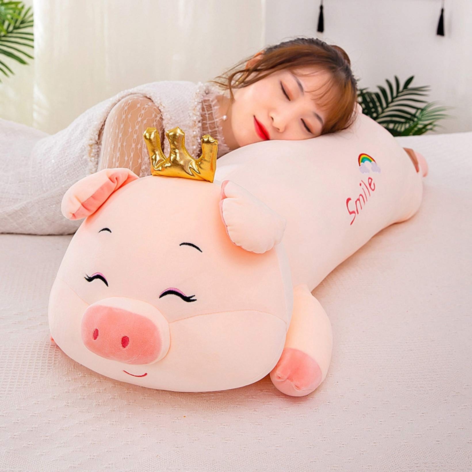 ぬいぐるみ　ぶた　クッション　抱き枕　¥5000+送料手数料 Amazon.co.jp: [LSDZW] ぬいぐるみ ぶた クッション 添い寝