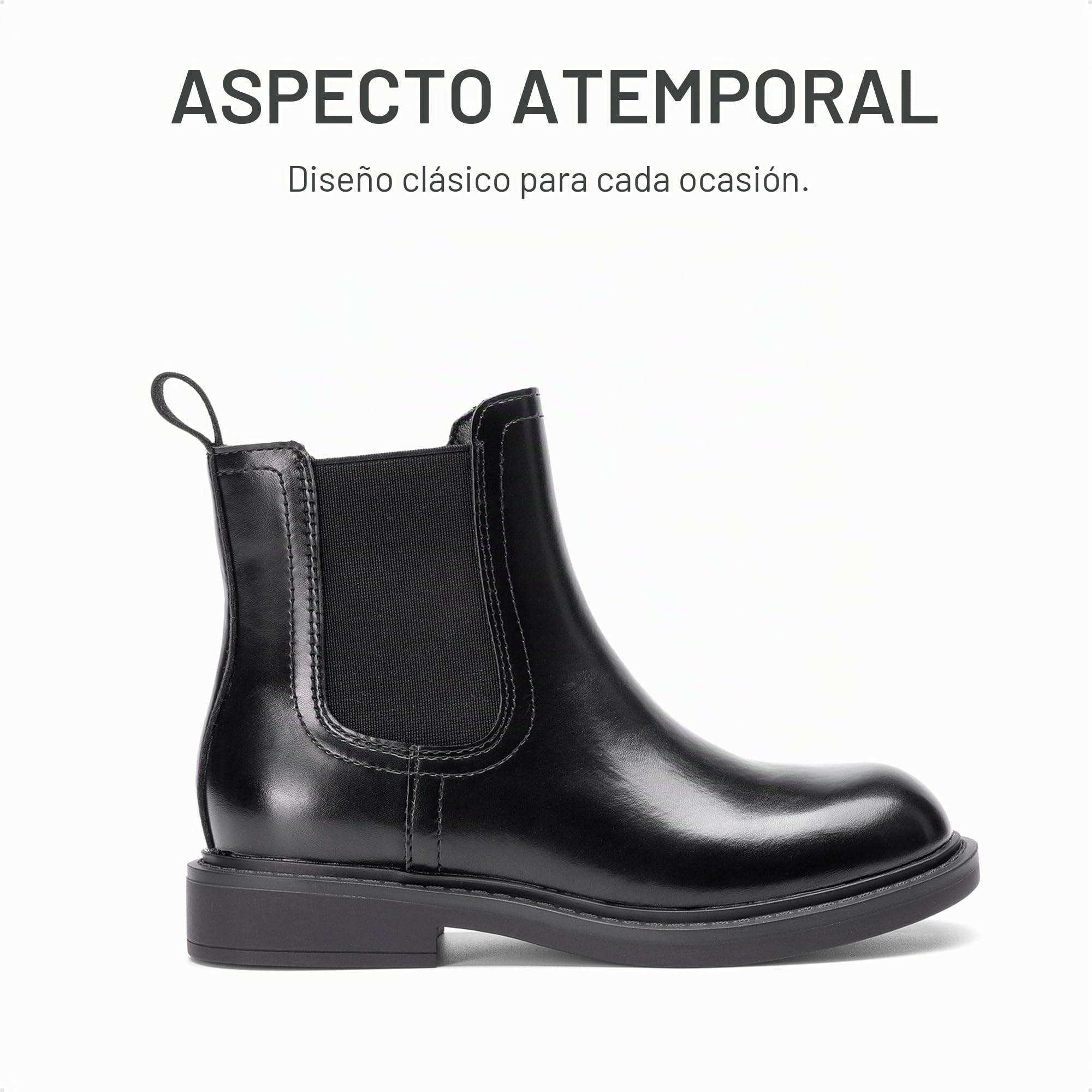 DREAM PAIRS Botas de Tobillo para Niñas con Cremallera Lateral Botines Chelsea de Tacón Bajo Zapatos de Moda para Niñas Pequeñas/Niños Pequeños/Niños Grandes