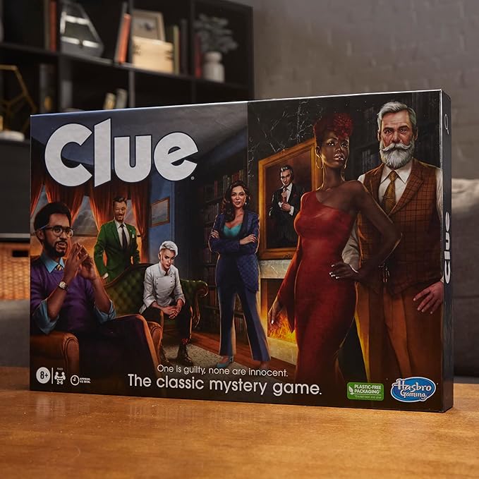 Hasbro Gaming Clue Reimagined Edition Board Game, 6 Players, Ages 8+