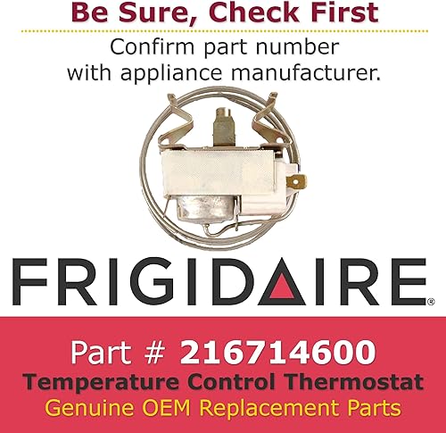 Miniatura 3 de GENUINE Frigidaire 216714600 - Termostato congelador con control de temperatura