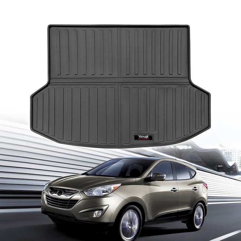 Tapete para Porta-Malas Hyundai Tucson 2010-2015 Yonugli em TPE, Revestimento Traseiro, 1 unidade