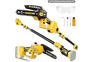 DeWalt 2-in-1 Cordless 6 inch Pole Saw Extension with Brushless Motor