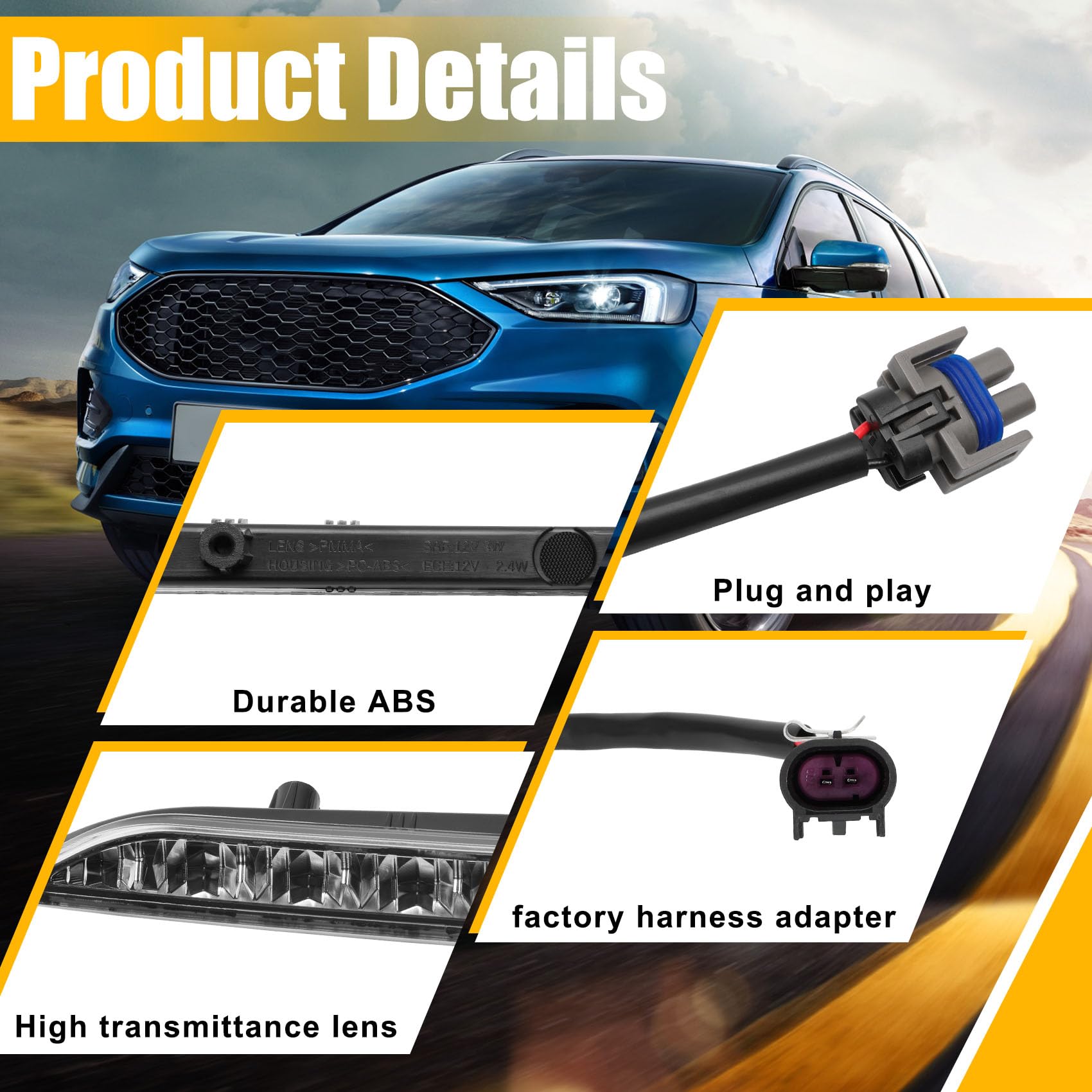 2018-2025 Ford | High Mount Lamp | JL1Z-13A613-C | Walls' Ford Parts 2018-2025 Ford | High Mount Lamp | JL1Z-13A613-C | Walls' Ford Parts