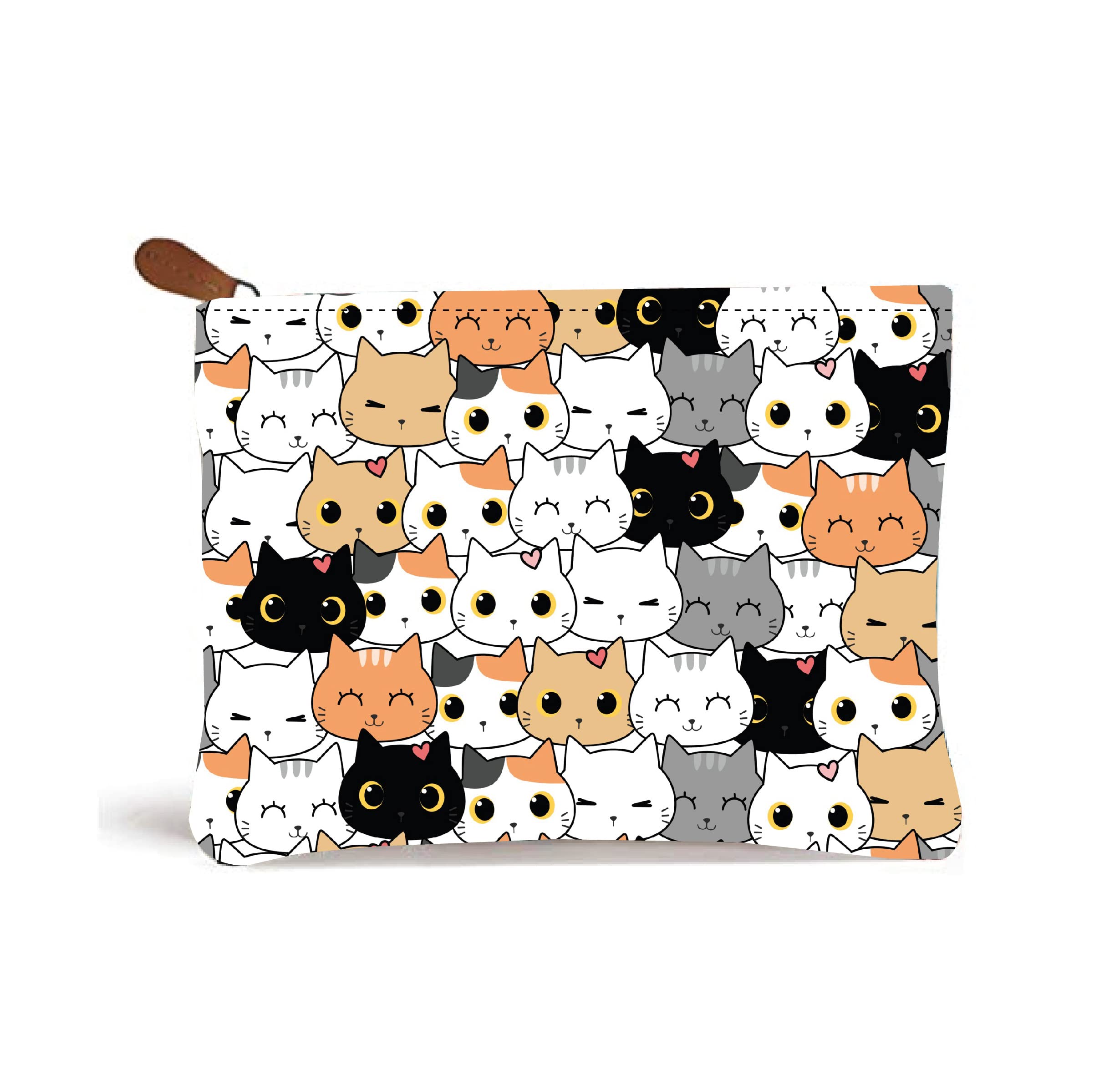 VVWV Canvas Cartoon Cute Cats Zipper Pouch Multipurpose For Women Girls Large Capacity Stationery/College Students 9X6 Inches (Multicolor) (B0BVYZRYY2) Amazon Price History, Amazon Price Tracker