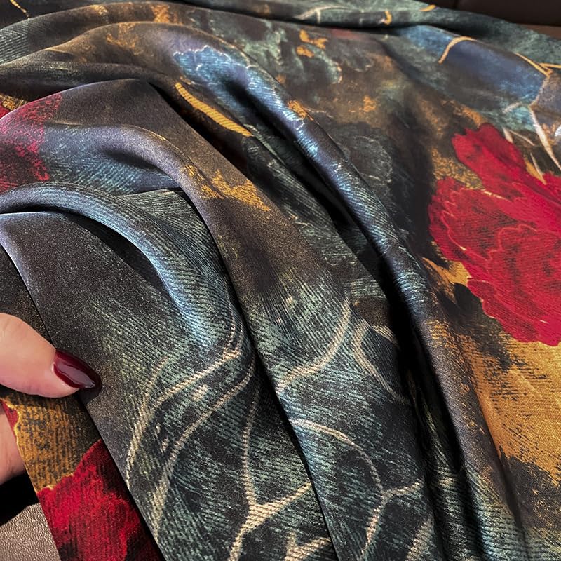 100% Silk Feeling Scarf - Women's Long Satin Designer Scarf - Lightweight Wraps2