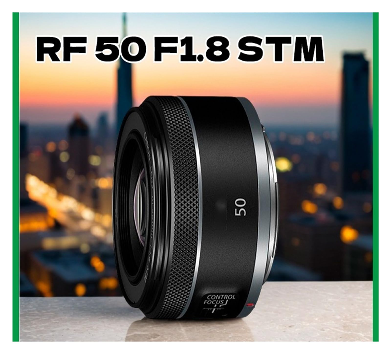 Compatible con Canon, 50mm F1.8 RF Lente Fija Full Frame