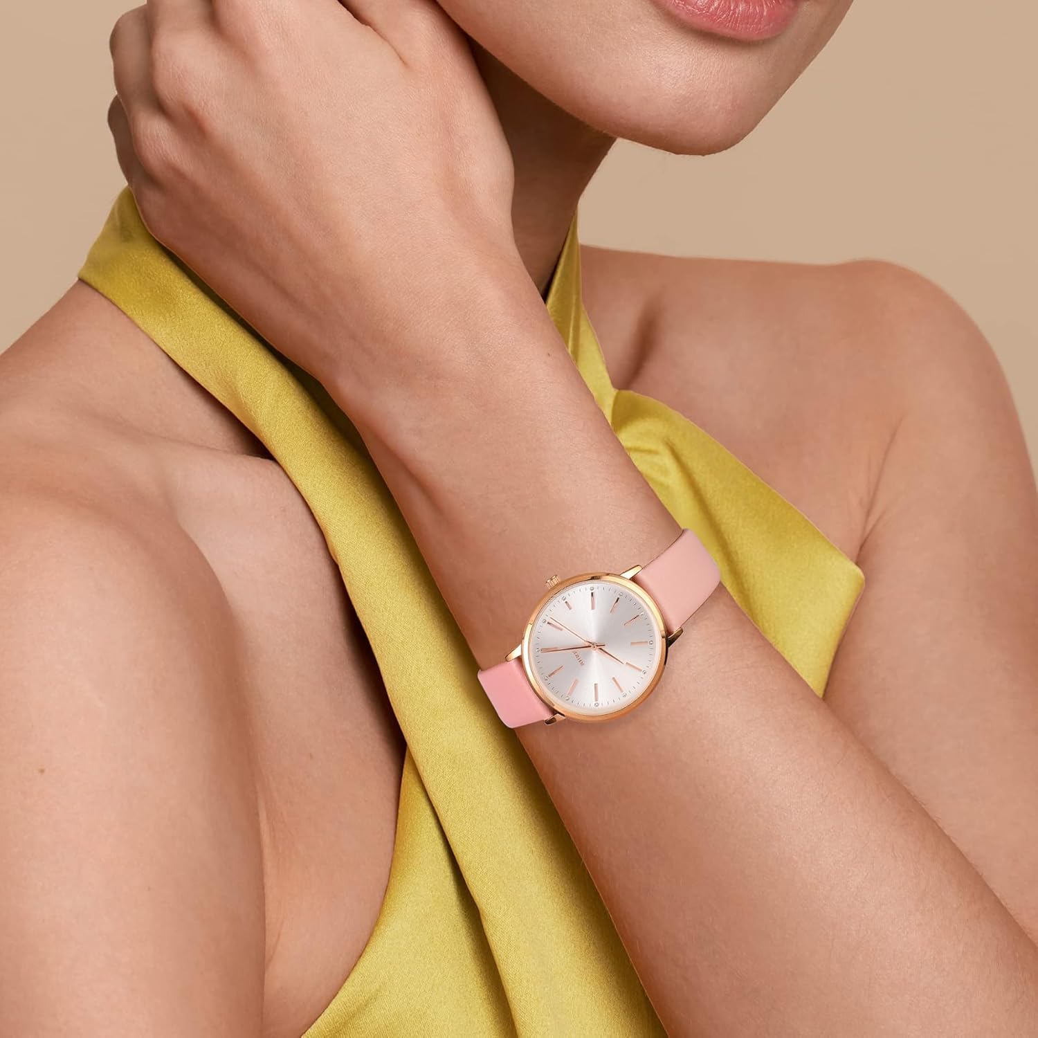 BUREI Women Wrist Watches Fashion Minimalist Analog Leather Quartz Waterproof Watches for Women - Image 6