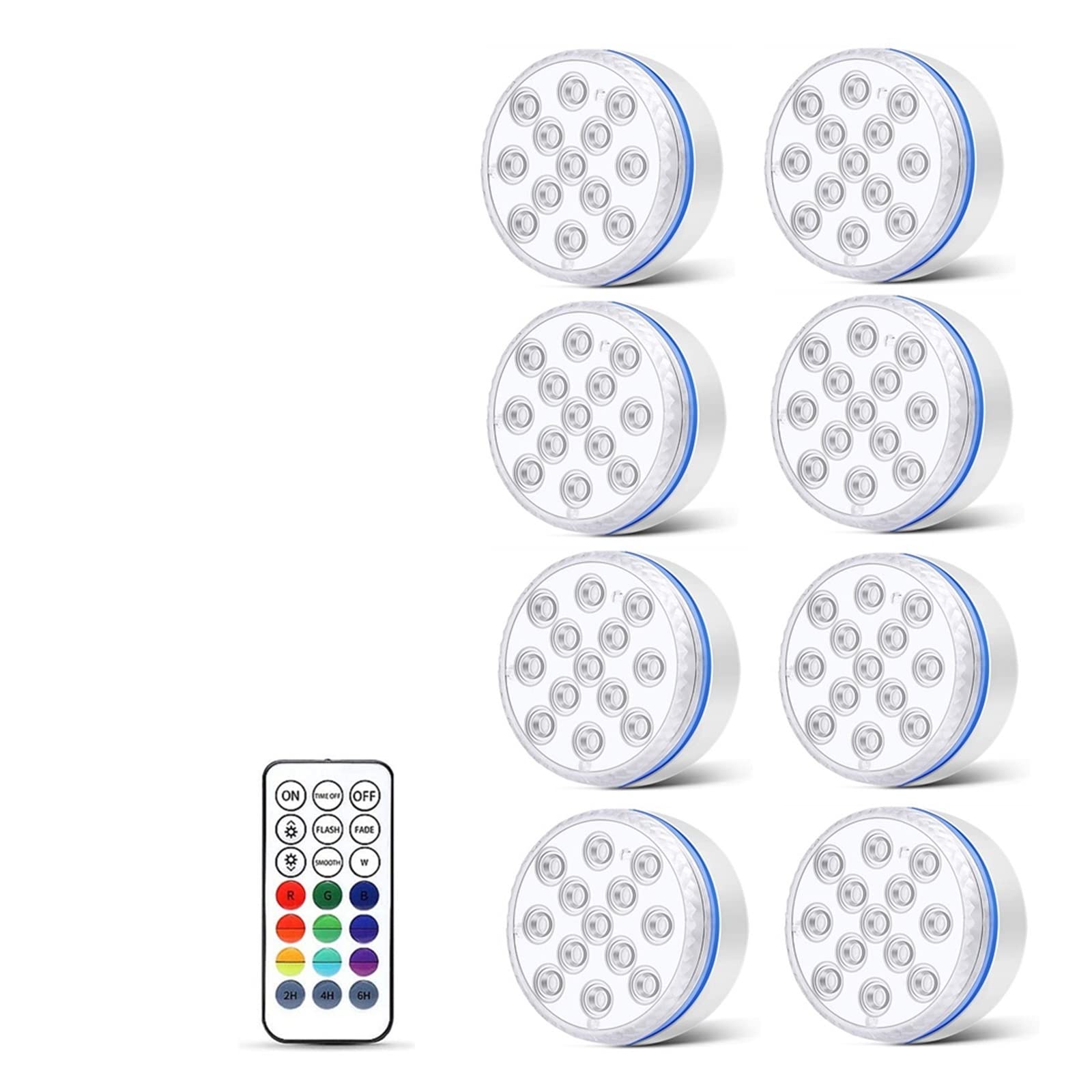 Foco sumergible IP68 para decoración nocturna de acuarios 8