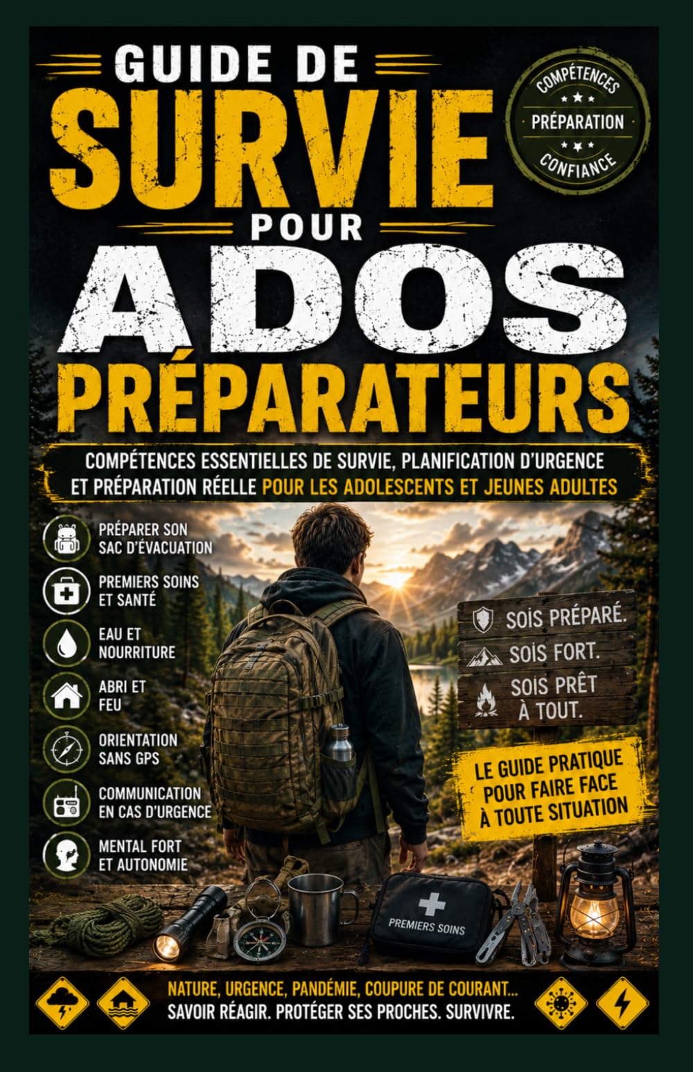 Manual de Supervivencia para Adolescentes Preparadores: Habilidades esenciales de supervivencia, planificación de emergencias y preparación para el mundo real para adolescentes y jóvenes adultos