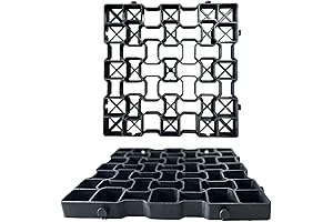 Zigzag Permeable Ground Grid and Grass Pavers
