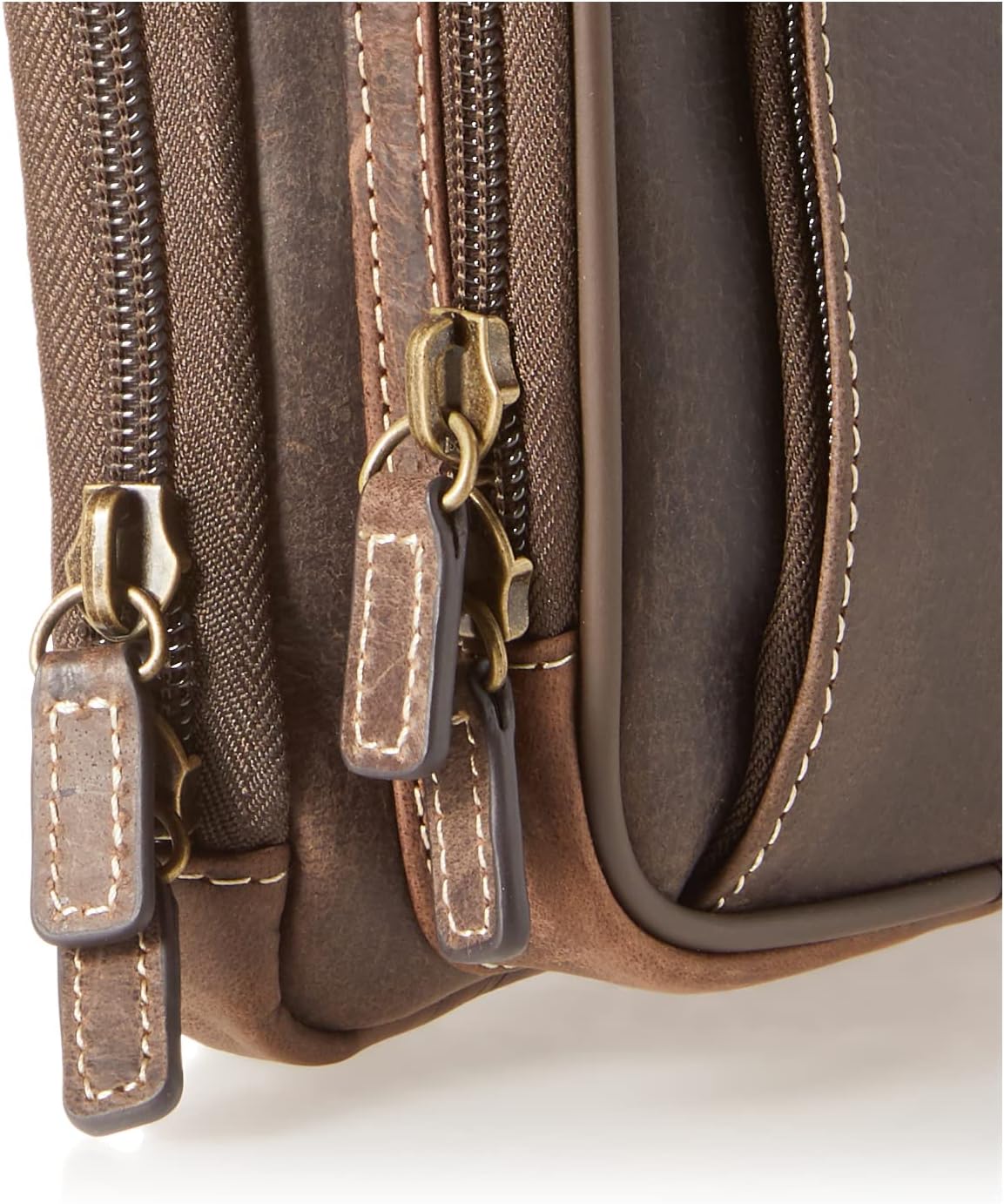 Gun Tote'n Mamas unisex adult Bag Concealed Carry Distressed Buffalo RFID Shoulder Pouch by Gun Tote n Mamas Brown , Brown, Small US
