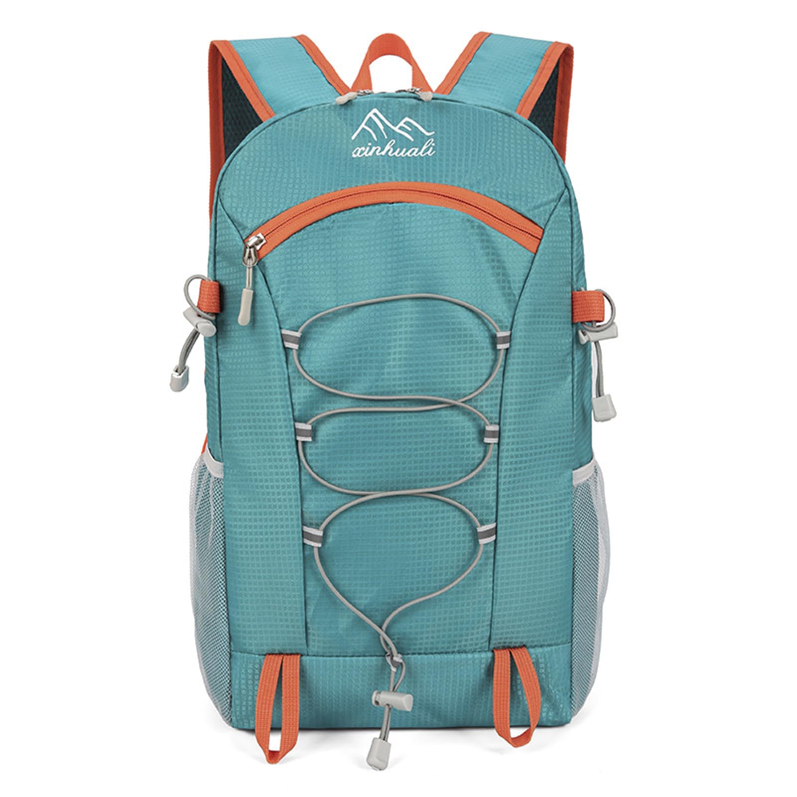 ADUDVLO 20L Hiking Rucksack for Men, Women & Kids – Ultra-Light, Foldable & Waterproof Hiking Backpack for Travel, Camping, School, Outdoor Adventures (Lake Blue)