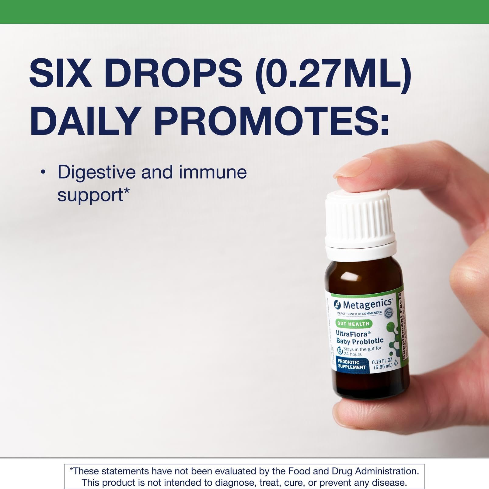 Metagenics UltraFlora Baby Probiotic Drops 1 Billion CFU, 0.19 fl oz — Amazon image 2