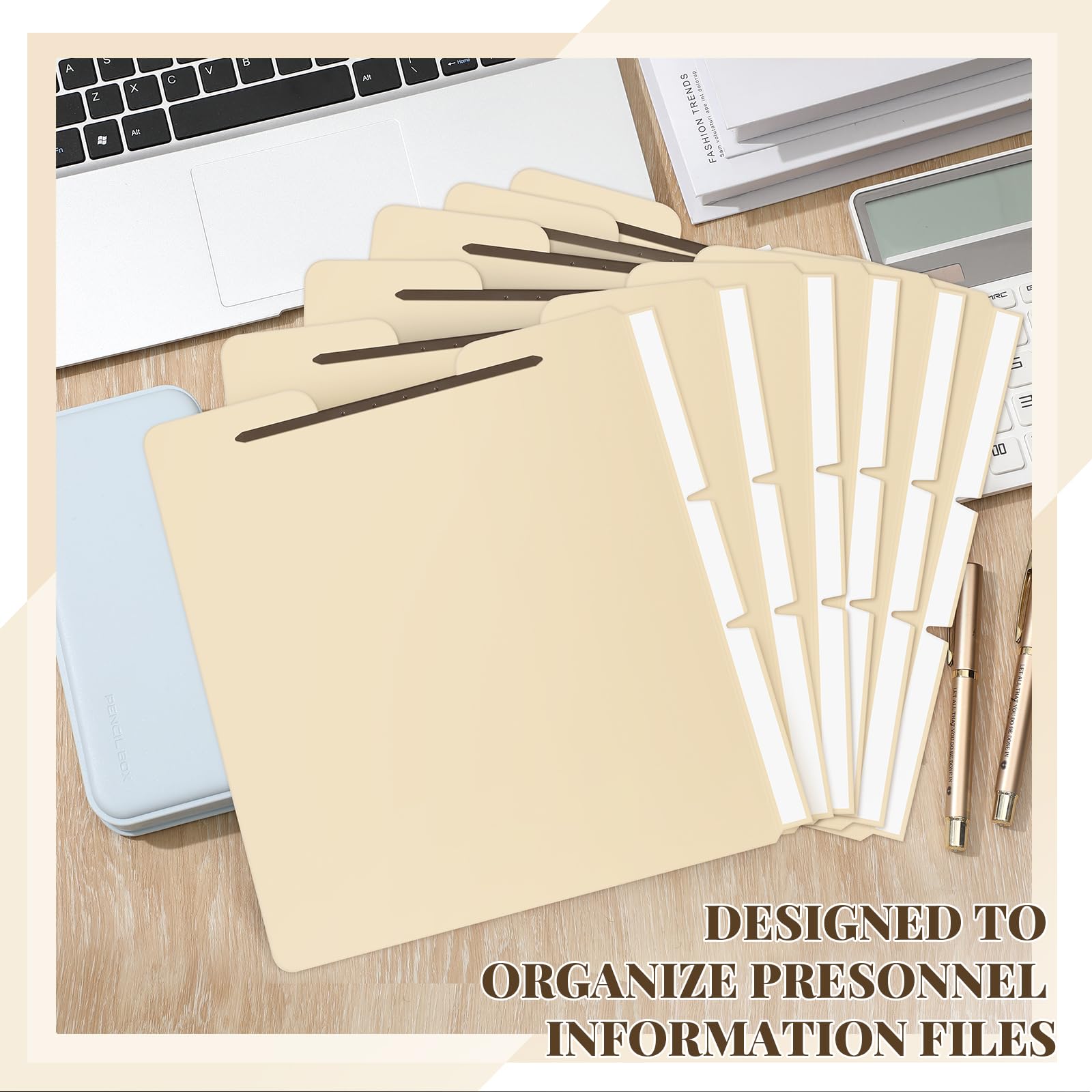 Binder Classification Dividers 36 Pcs Self-Adhesive Folder Dividers ...