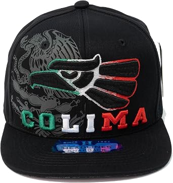 Mexican Mexico Hat Mexico Eagle Aguila Embroidered Snapback Flat Bill Baseball Cap