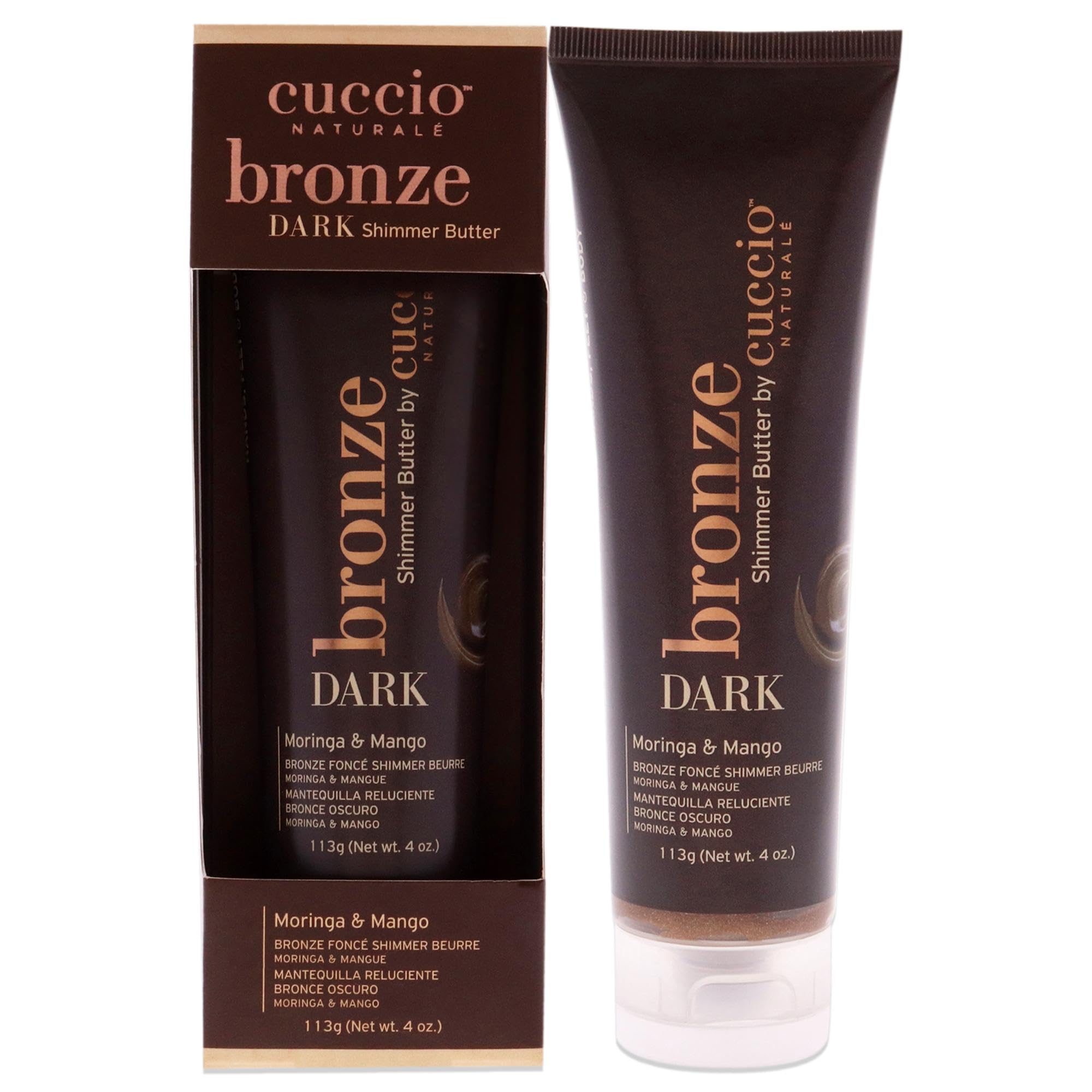 Cuccio Naturale Bronze Dark Shimmer Butter - Moringa and Mango Bronzer Women 4 oz