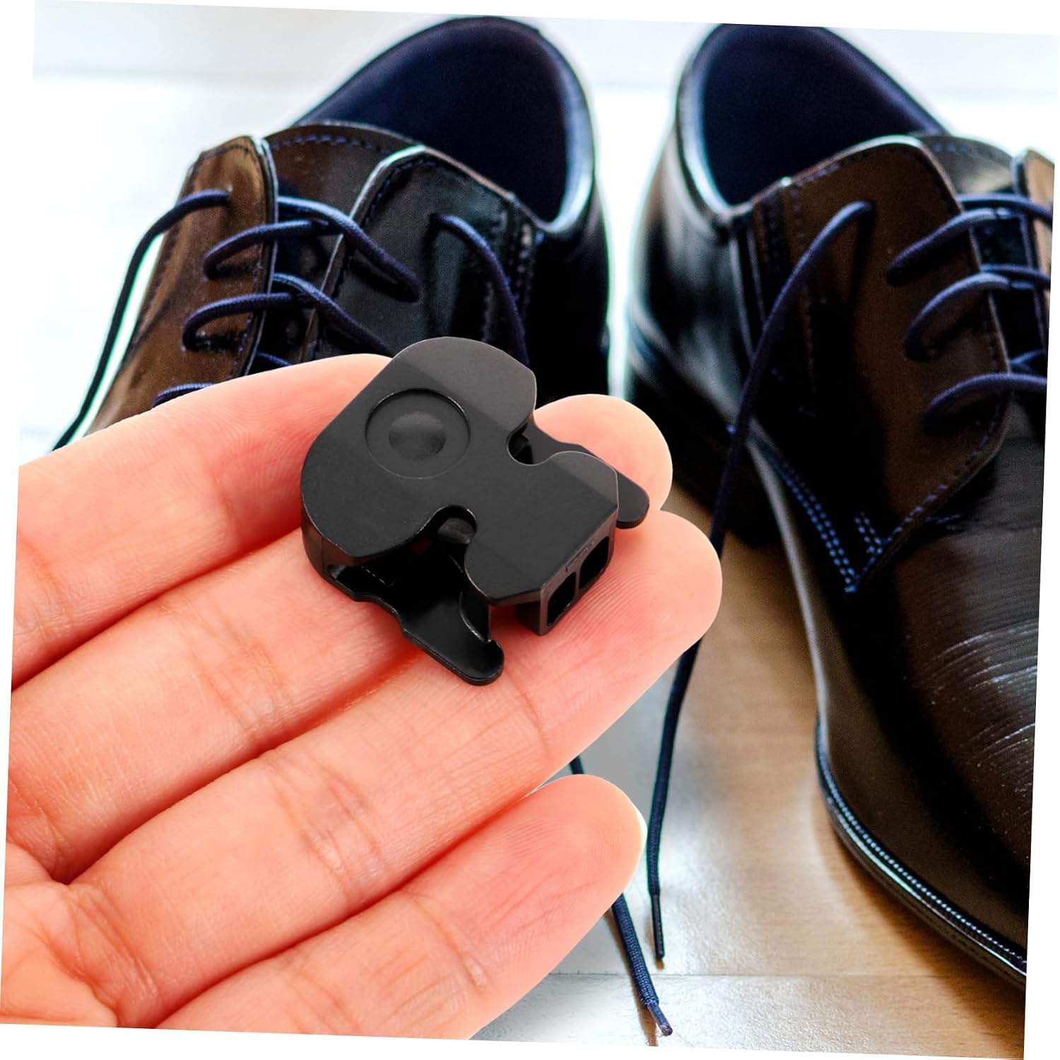Shoelace Locks Plastic Lace Fasteners Loosening Shoe Lace Buckles for Sneakers and Athletic Shoes Easy to Use for Secure Fit and Safety