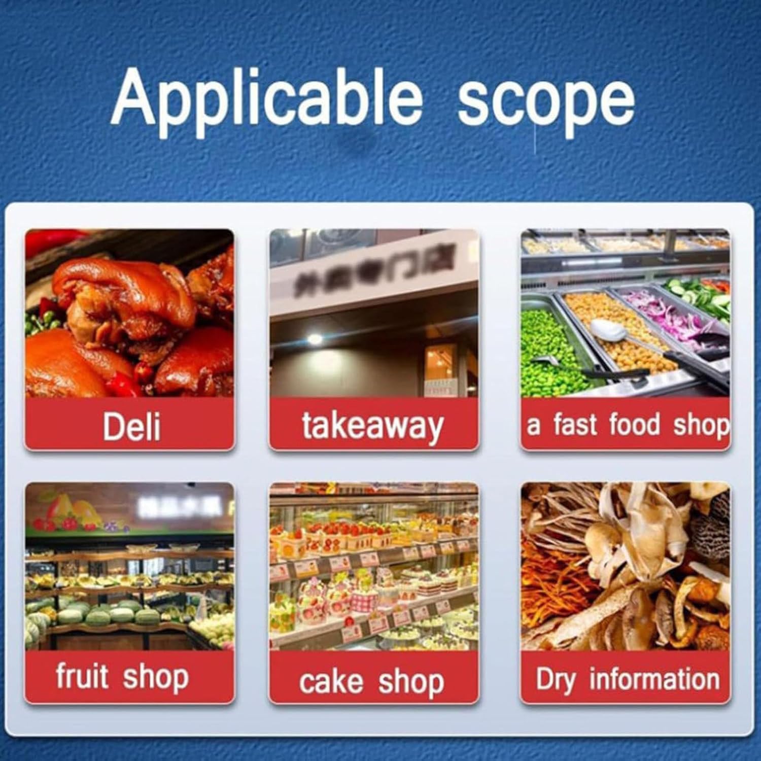 Selladora manual de alimentos para cajas y bandejas de sándwich, eficiente 7-8 veces/minuto, ideal para supermercados y envasado de alimentos
