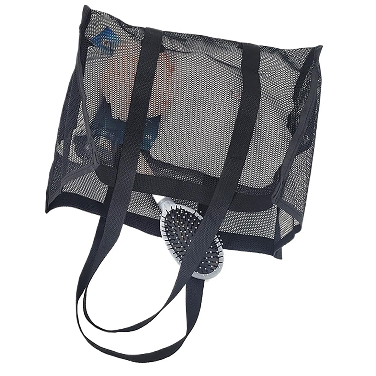 Icomroadex Mesh Shower Caddy Portable Large Capacity Bath Toiletry Bag for Camping Gym Beach College Dorm Men Women