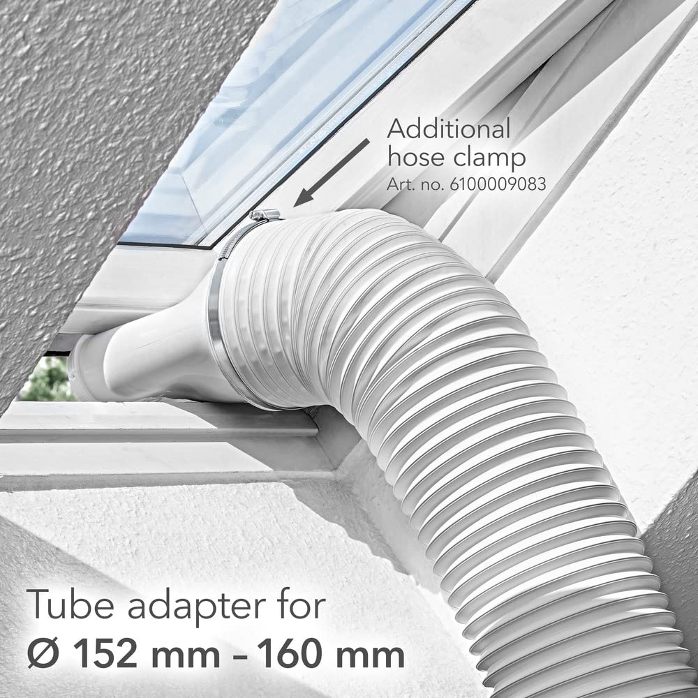 TROTEC Adapter do węża wylotowego/adapter okienny, dysza okienna do przenośnych klimatyzatorów, klimatyzatorów