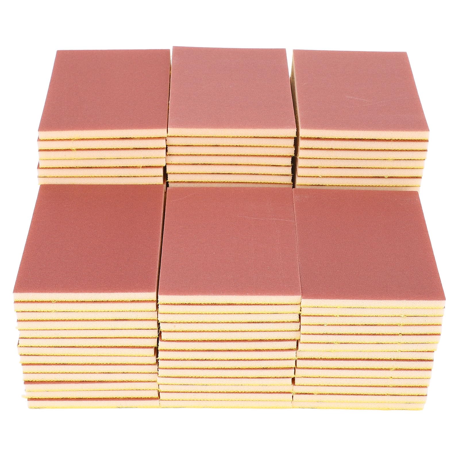 100 pezzi 1200 blocchi di levigatura a levigatura a grana, lavabili lavabili e riutilizzabili per legno in legno, metallo, muro a secco, vetratura, carta vetrata a secco bagnata