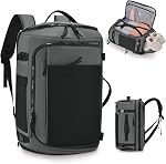 6x13x17 inch Personal Item Bag for Budget Flight in Canada,15x33x43 cm Travel Bag,Expandable Travel Backpack