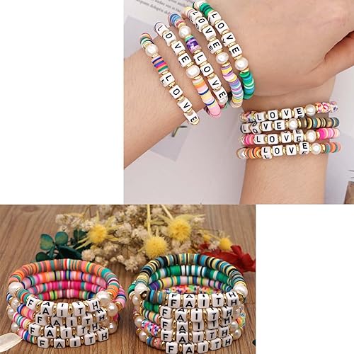 Miniatura 6 de 7 * 7mm Cuentas de Letras Cuadradas de Acrílico Blanco y Negro Cuentas de Letras de Cubo Blanco Letras Negras A-Z Cuentas Plásticas Sueltas