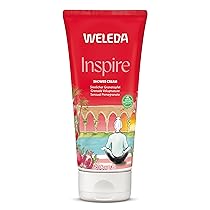 Weleda Doccia Cremosa Melograno, bagnoschiuma cremoso dalla fragranza sensuale di arancia, davana e vaniglia, con tensioattivi di origine vegetale (1X200 ml)