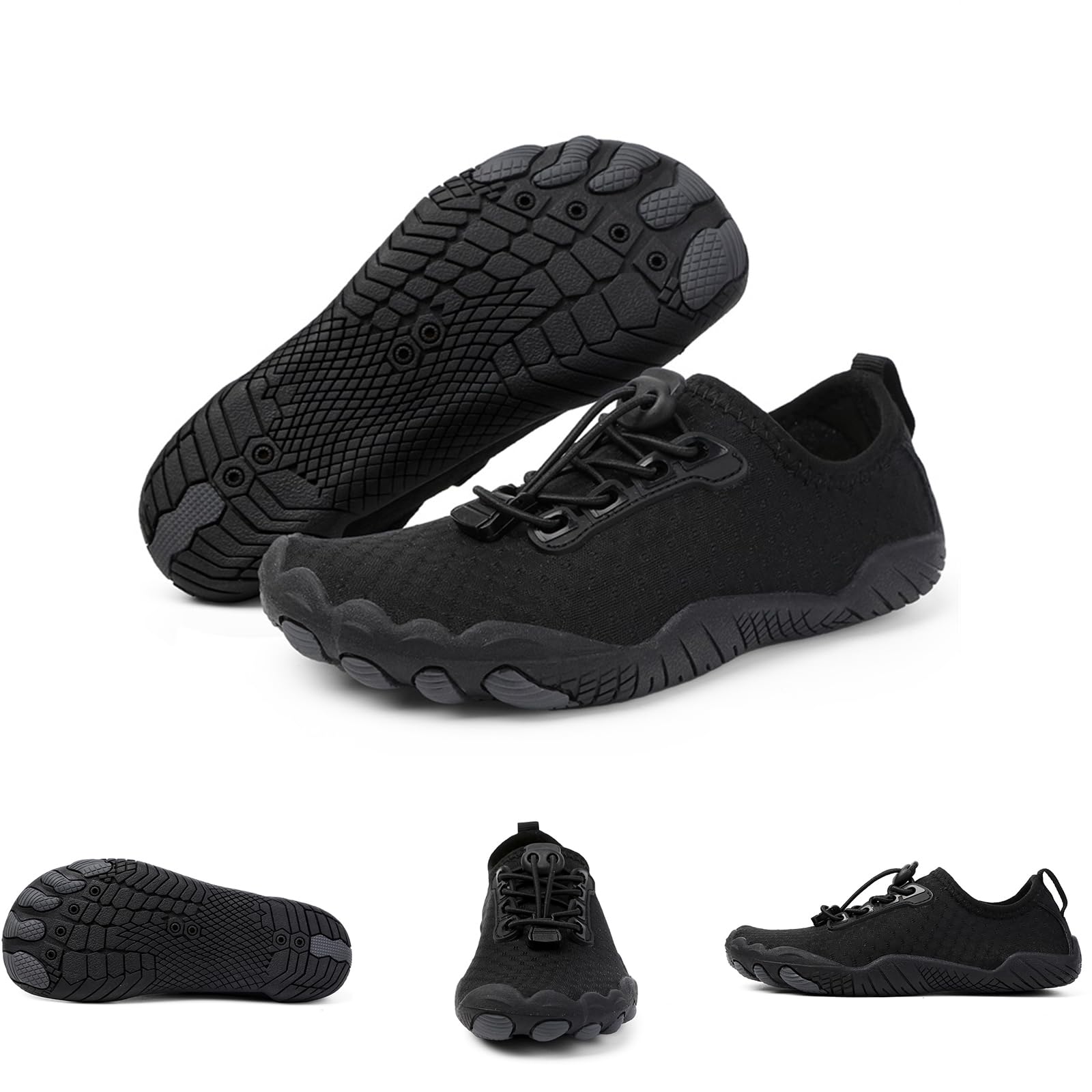 Cliont Barfußschuhe Herren Badeschuhe Damen Atmungsaktiv Leicht Wasserschuhe Sommer Strandschuhe rutschfeste Schwimmschuhe Aquaschuhe