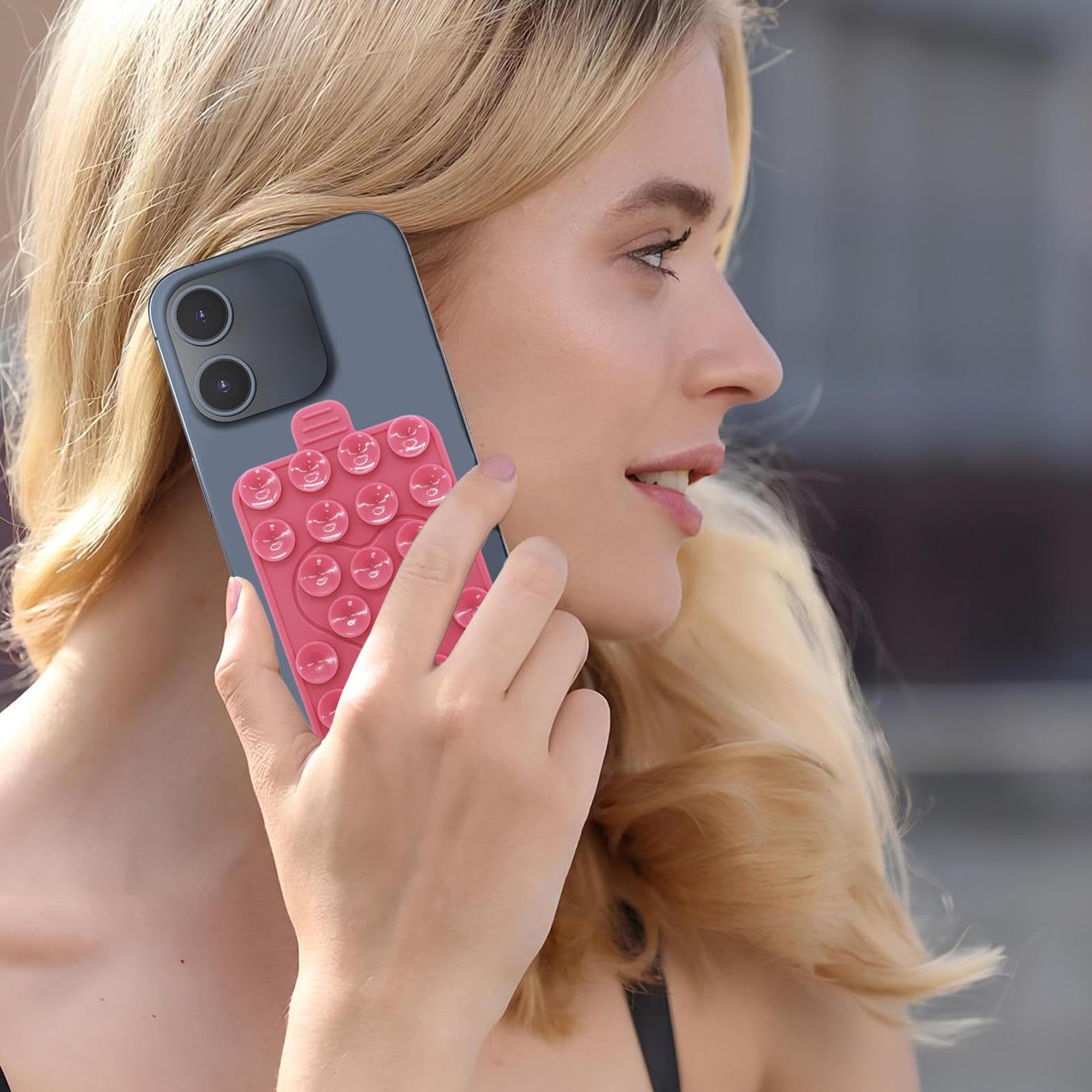 Supporto Adesivo In Silicone Per Telefono – Ventosa Riutilizzabile Per Bagno, Cucina E Auto, 48 Tazze Antiscivolo