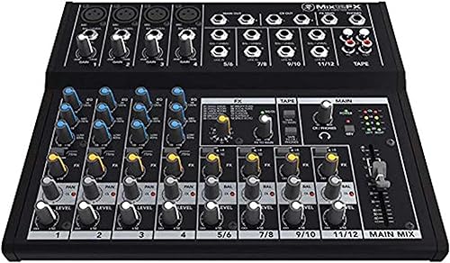 Miniatura 2 de Mackie Mix12FX Mezclador de efectos compactos de 12 canales con conectividad XLR, RCA