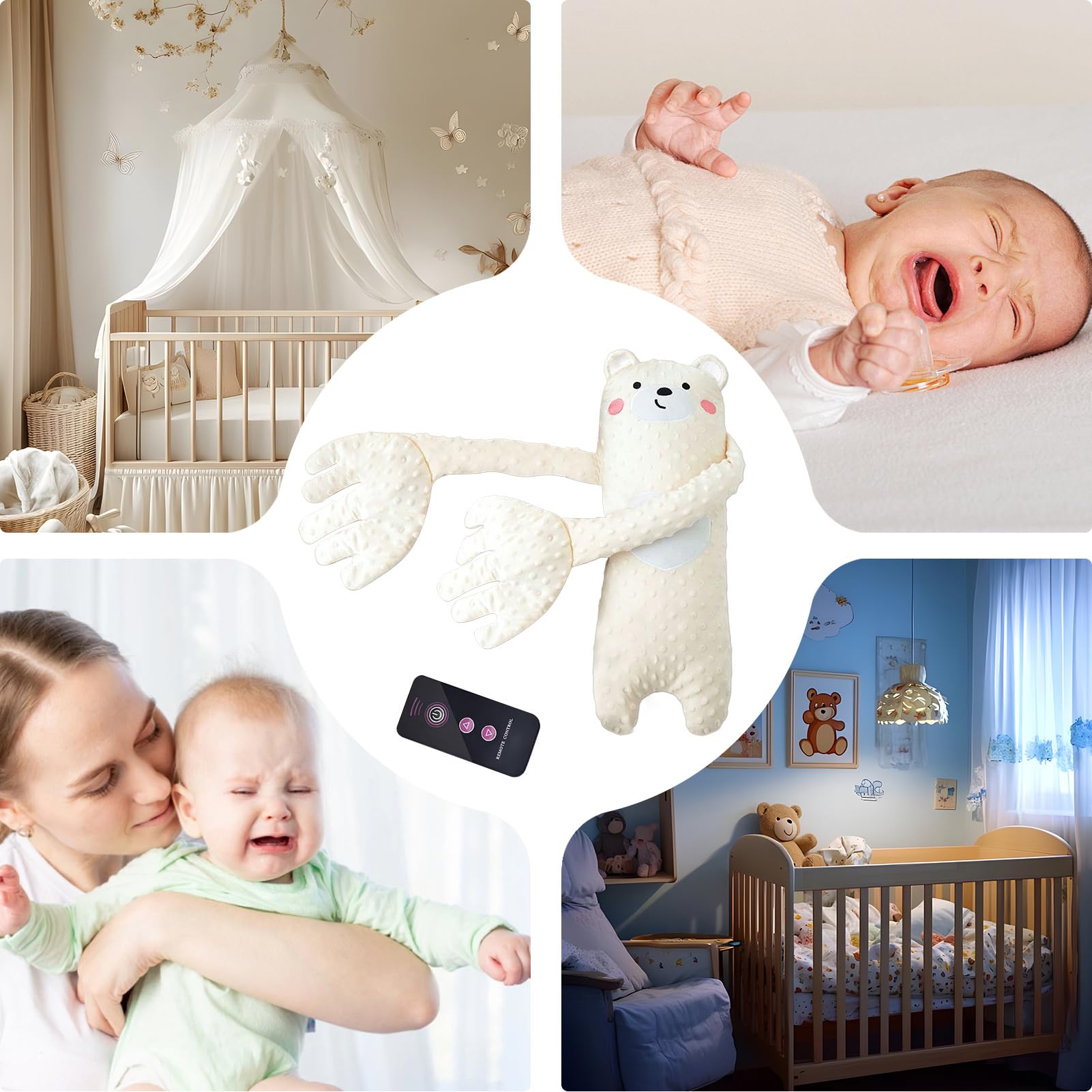 Soothing Toothing-Kissenkissen, Beruhigendes Werkzeug | Bewegungskissen, Beruhigende Kindergartendekoration, Interaktiver Krippenkissen Zur Entspannung, Kinderschachtel, Sanfte Schlafenszeit