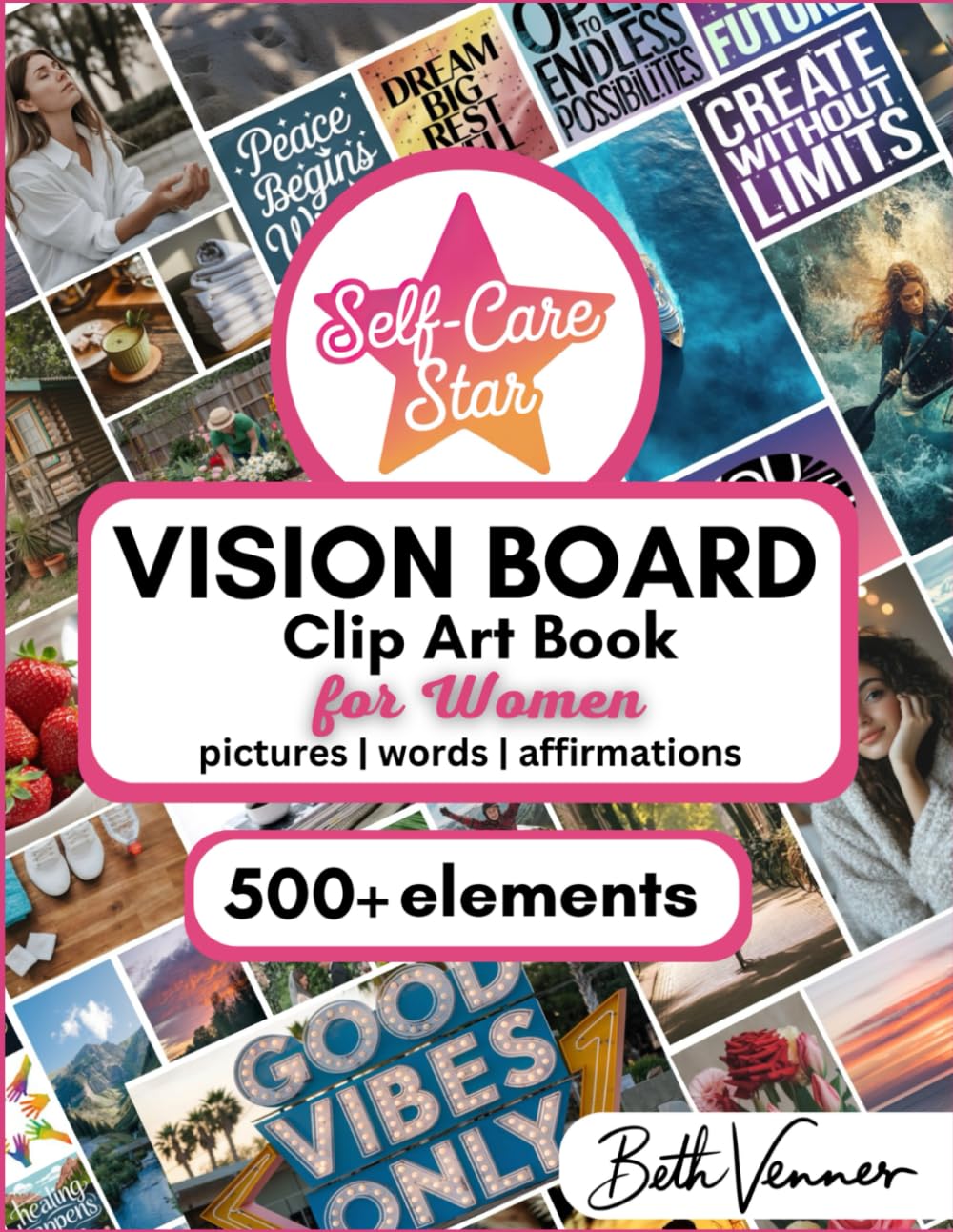 Vision Board Star pour Femme : Éveillez Votre Potentiel avec 500 Images