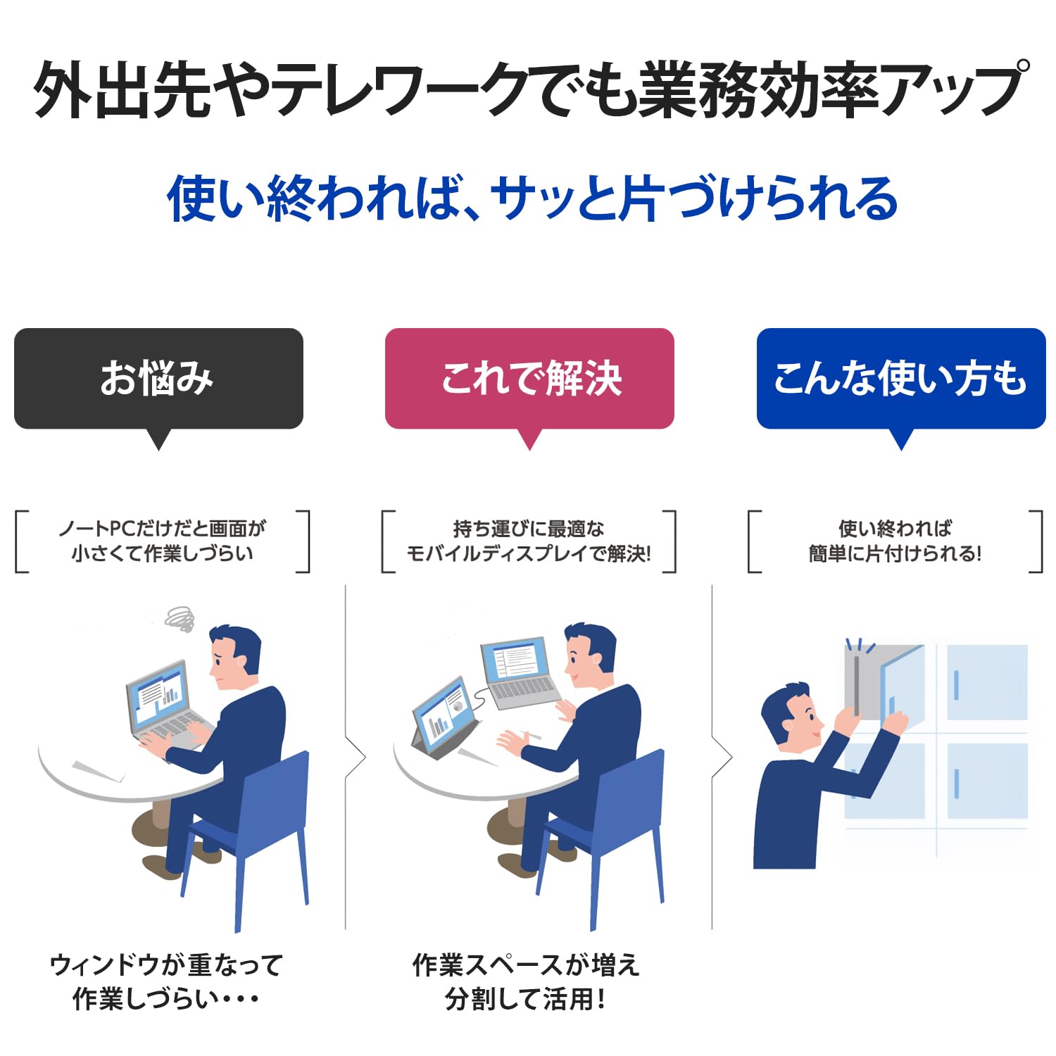 Amazon.co.jp: IODATA モバイルモニター 14インチ 省スペース 軽量