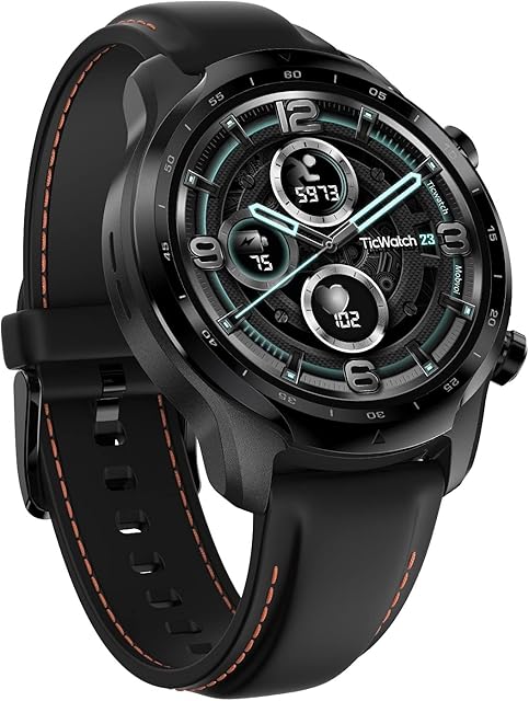 Ticwatch Pro 3 GPS Smartwatch for Men and Women, Wear OS by Google, Dual-Layer Display 2.0, Long Battery Life