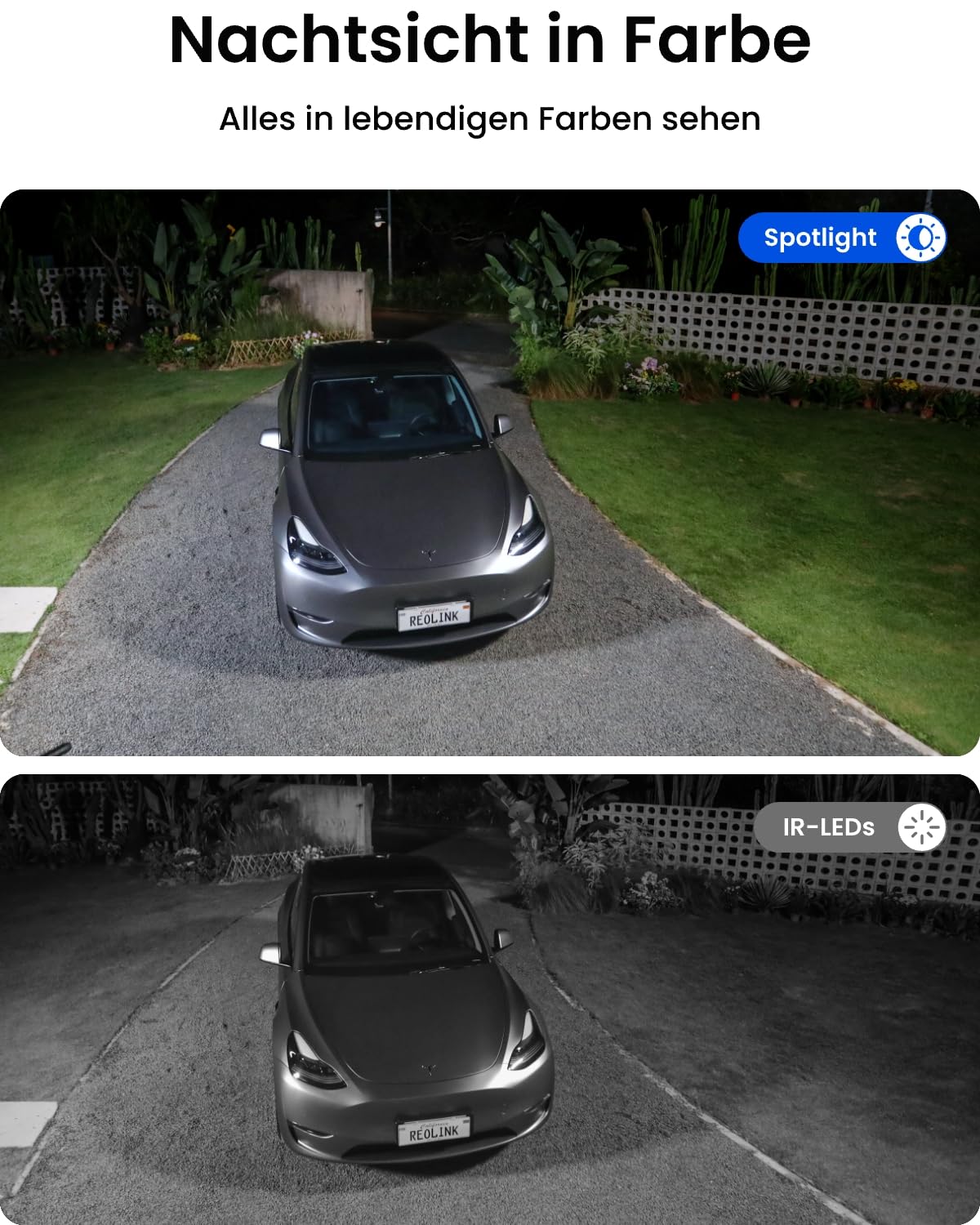 Reolink 4K+ Ultra HD 12MP PoE Überwachungskamera Aussen mit Strahler, Menschen-/Fahrzeugerkennung, Farbnachtsicht, Zwei-Wege-Audio, Bewegungswarnungen, RLC-1212A