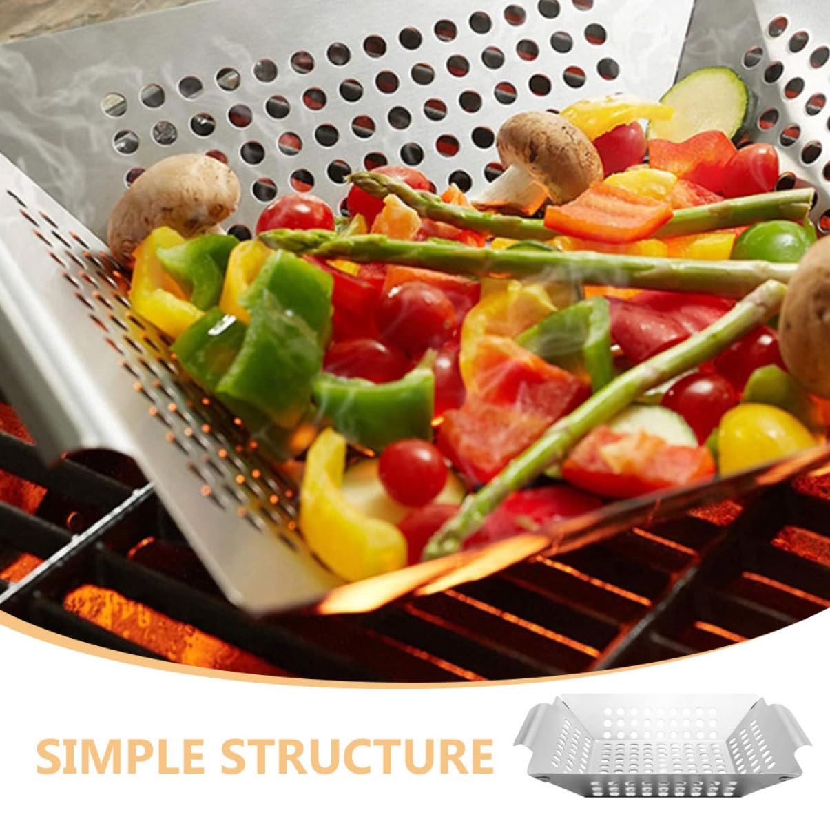 Happyyami Grill Griddle Plate Drip Tray BBQ Tray for Grilling Stainless Steel Professional Grill Supply