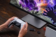 8BitDo Wireless USB Adapter 2 for Switch/Switch 2, Windows PC, Mac & Raspberry Pi, Compatible with Xbox Series X & S Controller, Xbox One Bluetooth Controller, Switch Pro and PS5 Controller (Black)