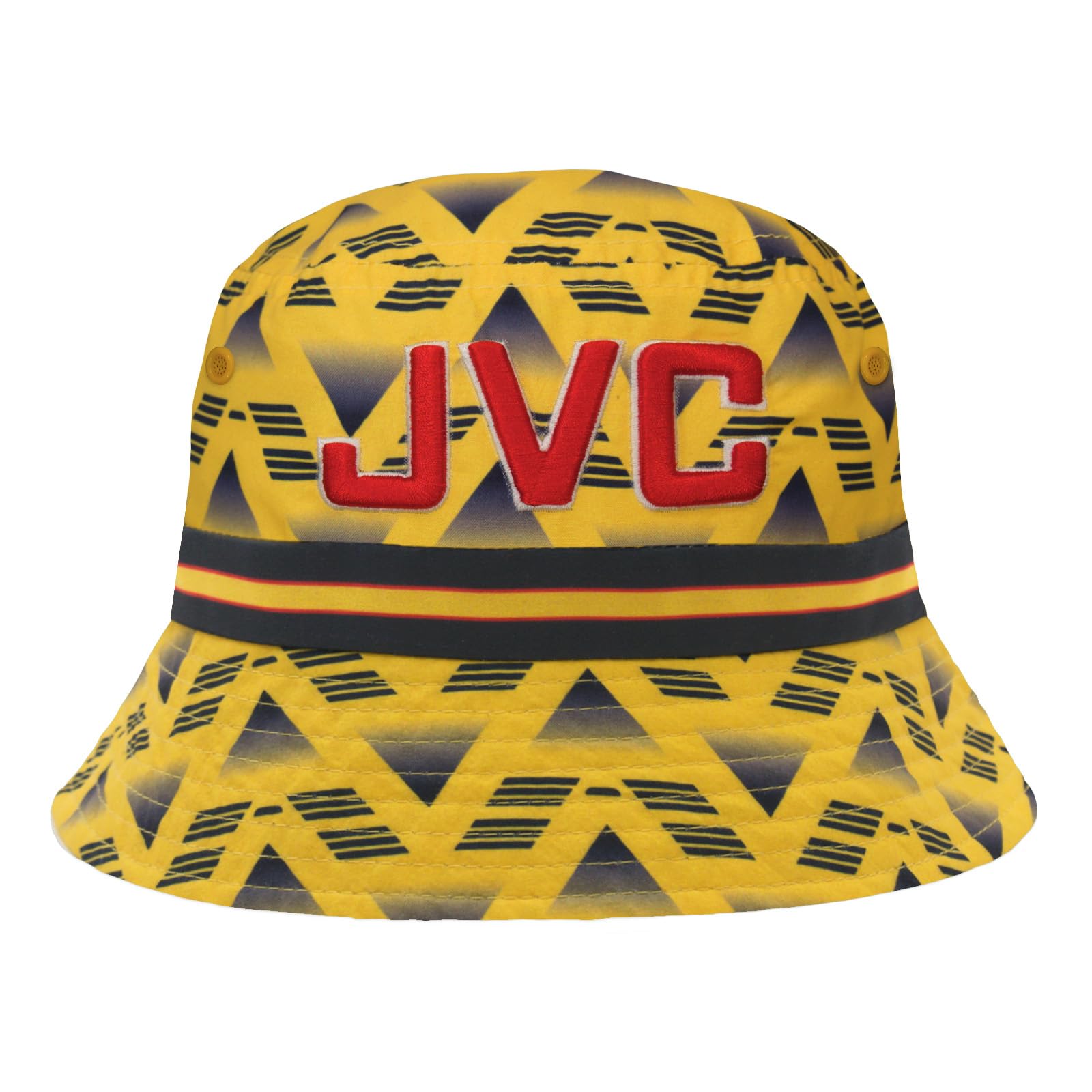 fan originals Arsenal Bucket Hat 1991 Away Kit Colours Yellow S/M