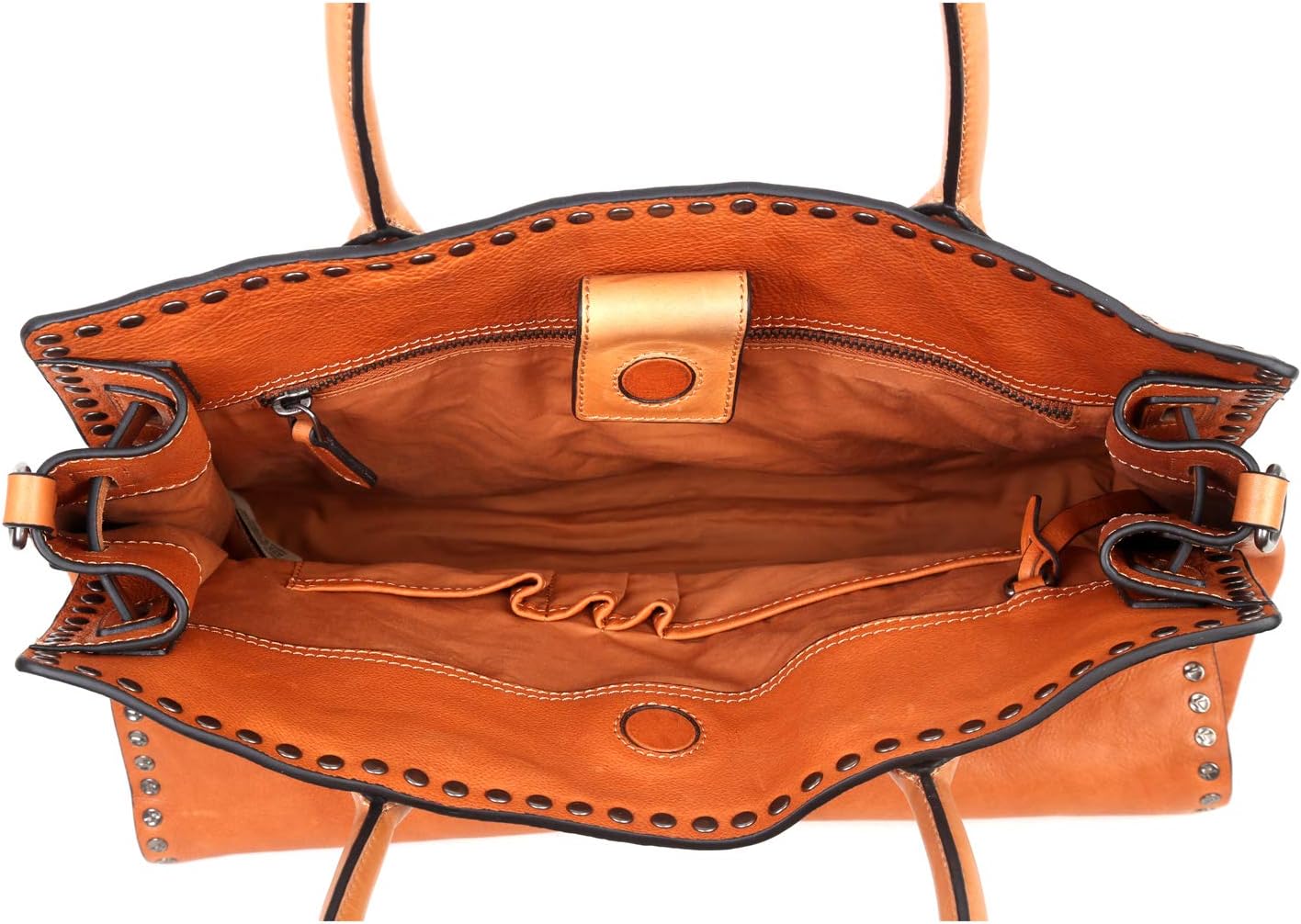 OLD TREND Westland Satchel Bag | Retro Vintage, Western Style | Genuine Leather, Cotton Lining, Luxurious Feel