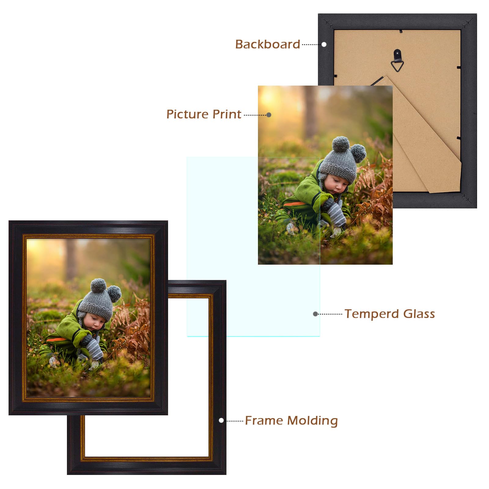 Cadre Photo Porcelaine Russe Pour Diplôme Avec Photo 4x6 Neuf