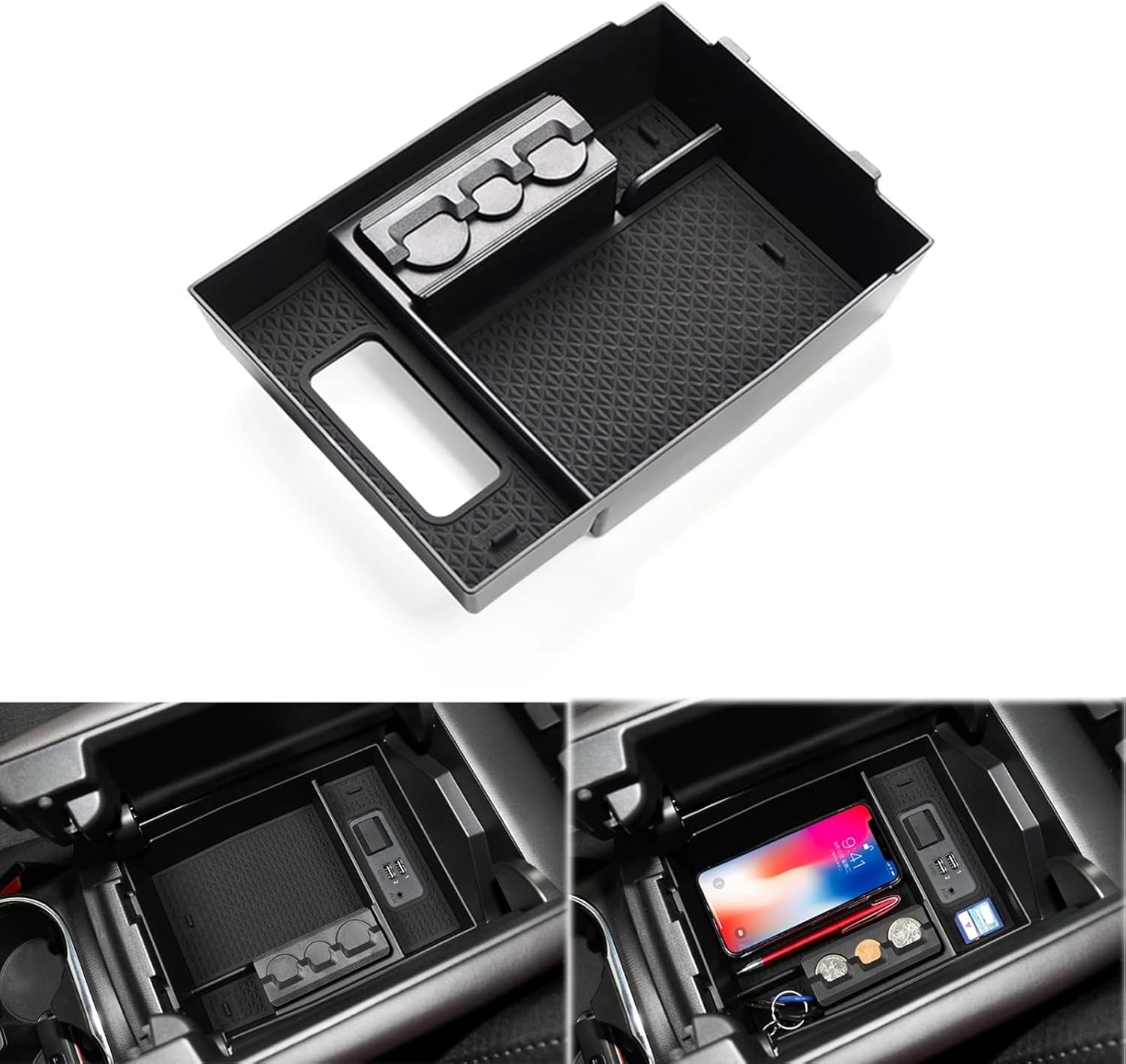 CHEAYAR Car Center Armrest Console Glove Storage Box Tray Organizer Compatible with for Mazda CX-8 CX-9 2016-2022 CX8 CX9, Car Central armrest Box : Automotive