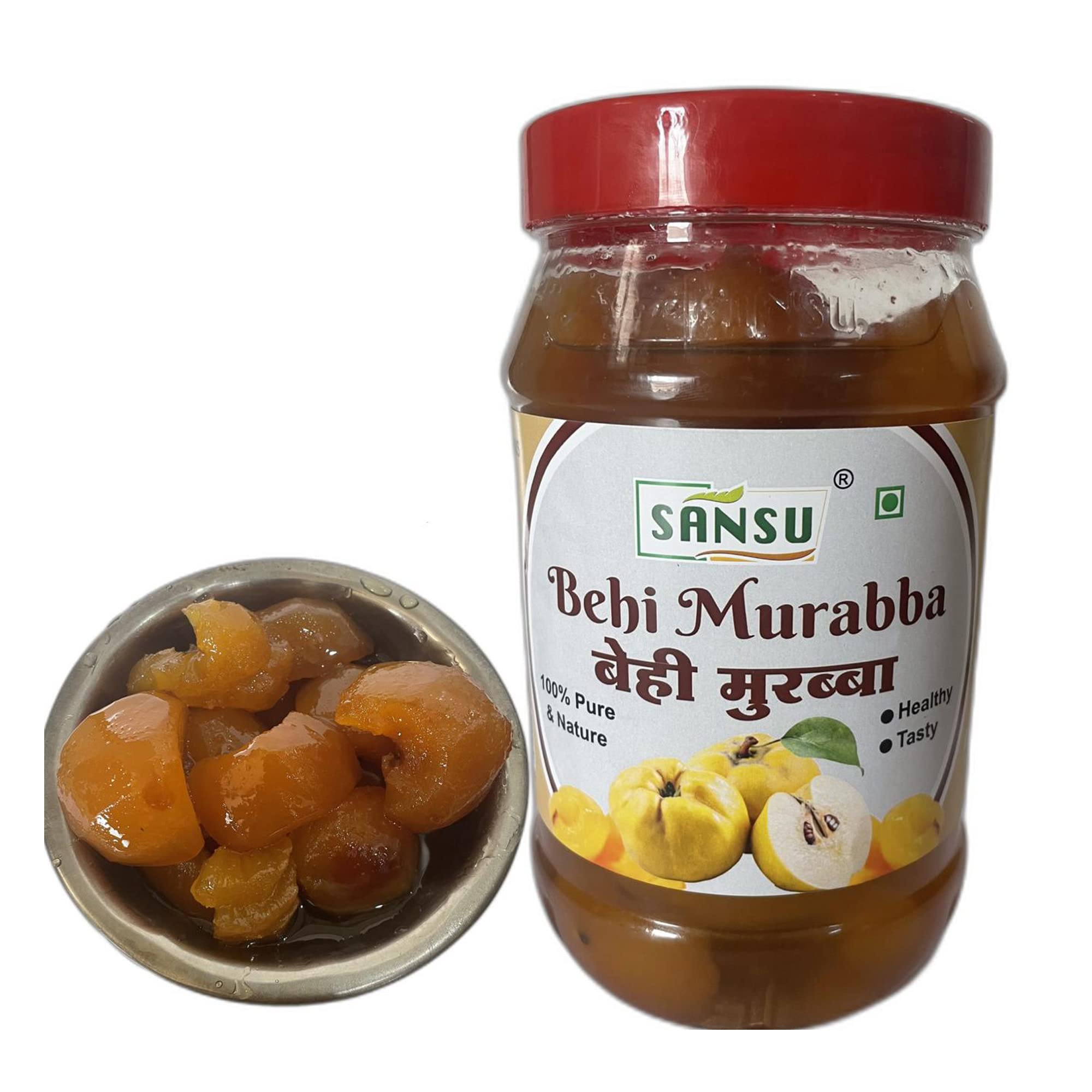 SANSU Homemade Organic Behi Murabba (500 GM)