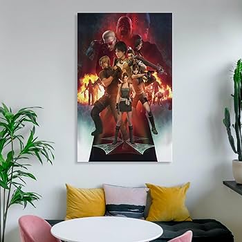 Amazon.co.jp: バイオハザード 映画 壁紙1 ポスター キャンバス 壁