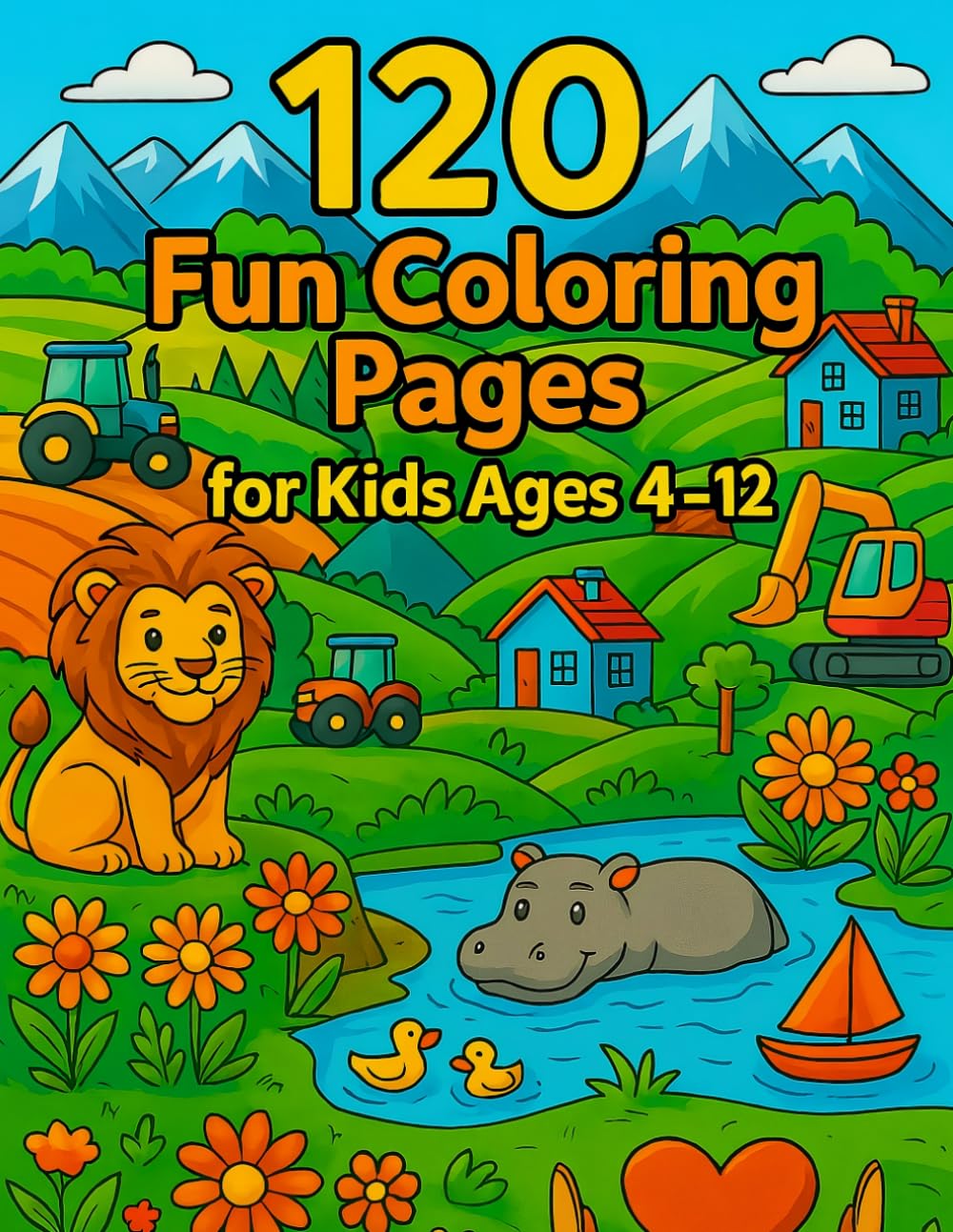 120 Fun Coloring Pages for Kids Ages 4–12