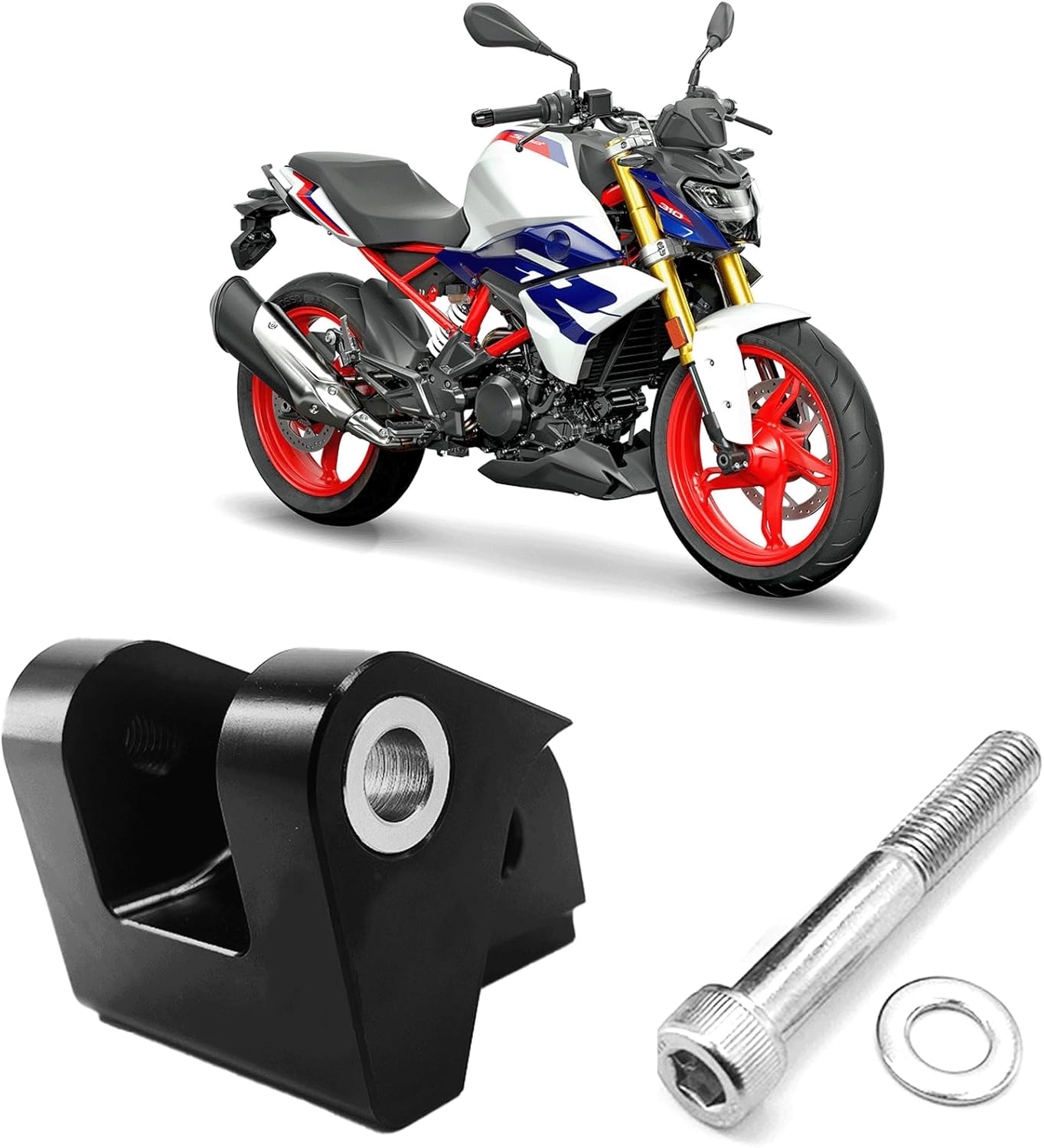 1.5'' Lowering Kit for BMW G310/G310R/G310GS Models Suspension Links Block 2017-2025 Models