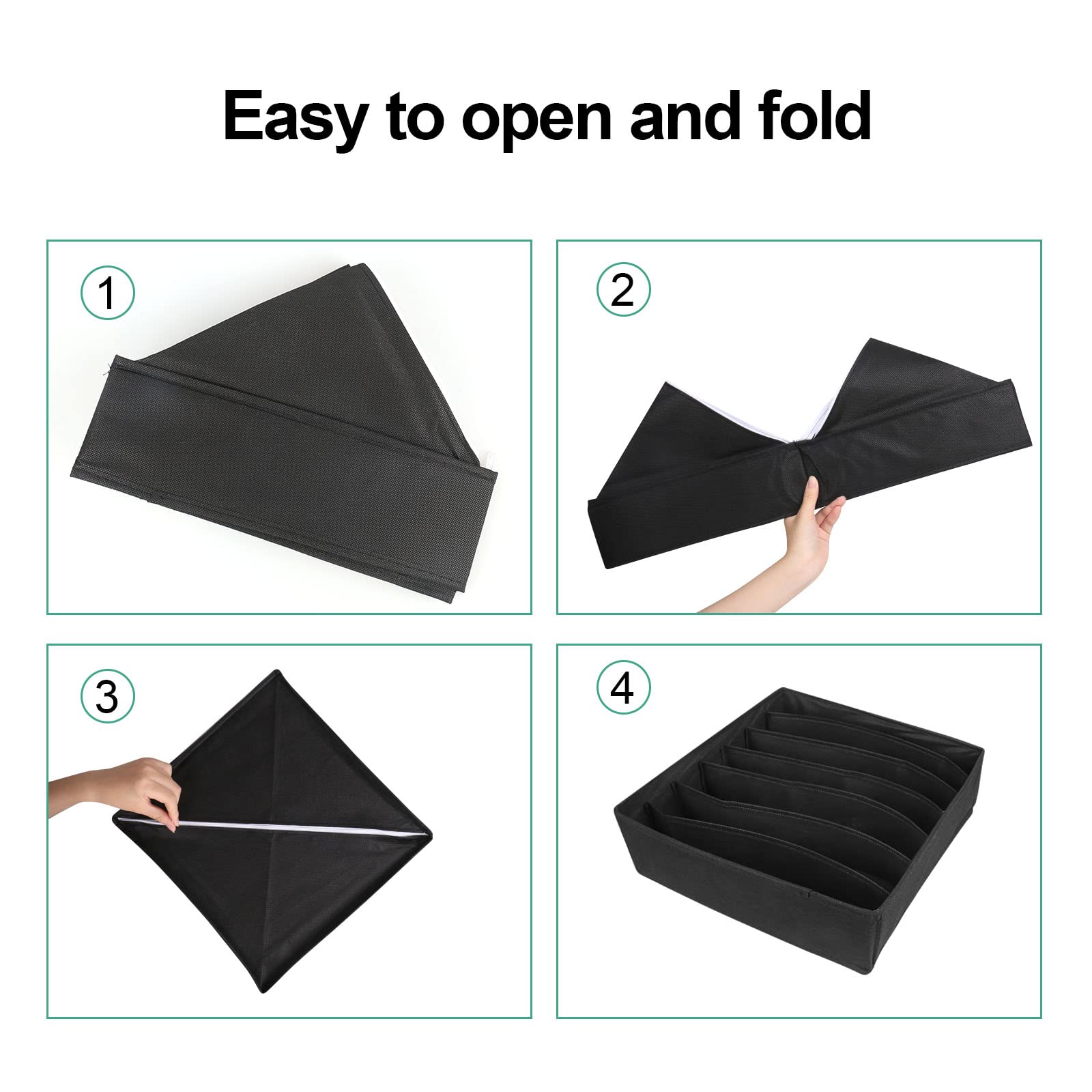 2 Boîtes Rangement Soutien-gorge RUCUDIM - Organisateur Tiroir 7 Compartiments