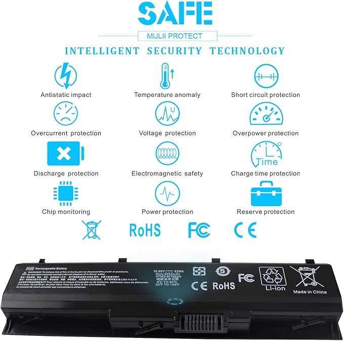 Batería para Laptop HP Omen 17 PA06 10.95V 62Wh miniatura 6