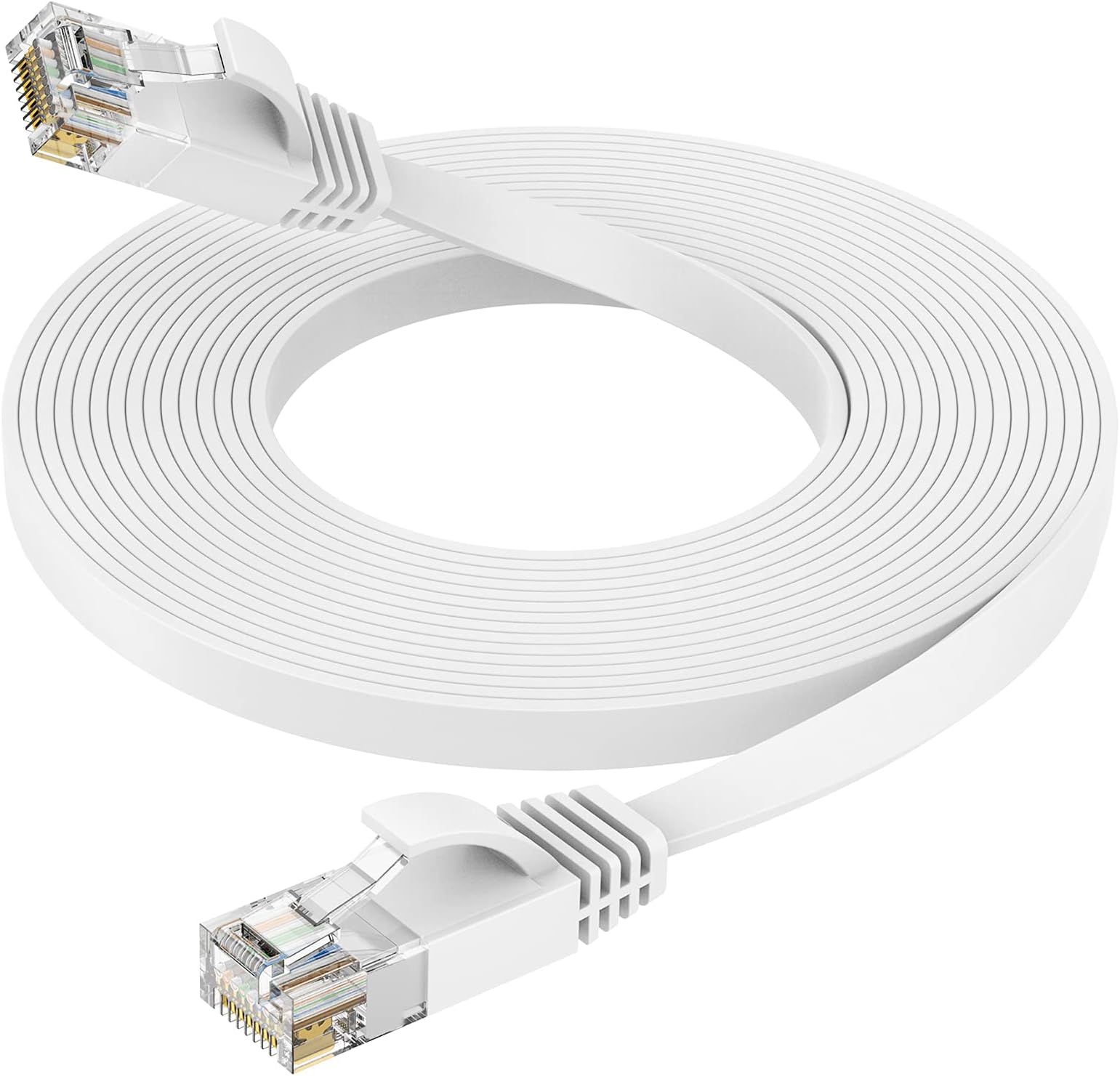 7 Meter Gray Cat5e Ethernet Cable - Snagless RJ45 Connectors For Network Connections
