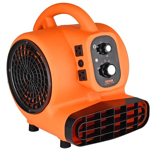 VEVOR Air Mover 1/4 HP 1000 CFM Carpet Dryer